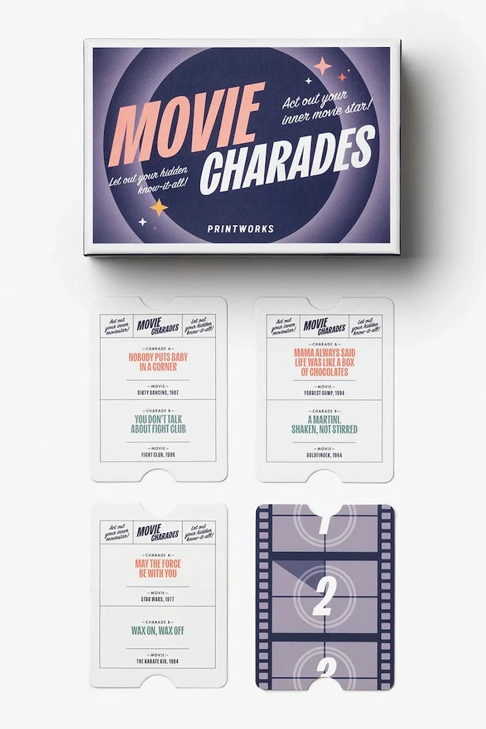 Каламбур Printworks Movie Charades 10 x 15 x 5 cm