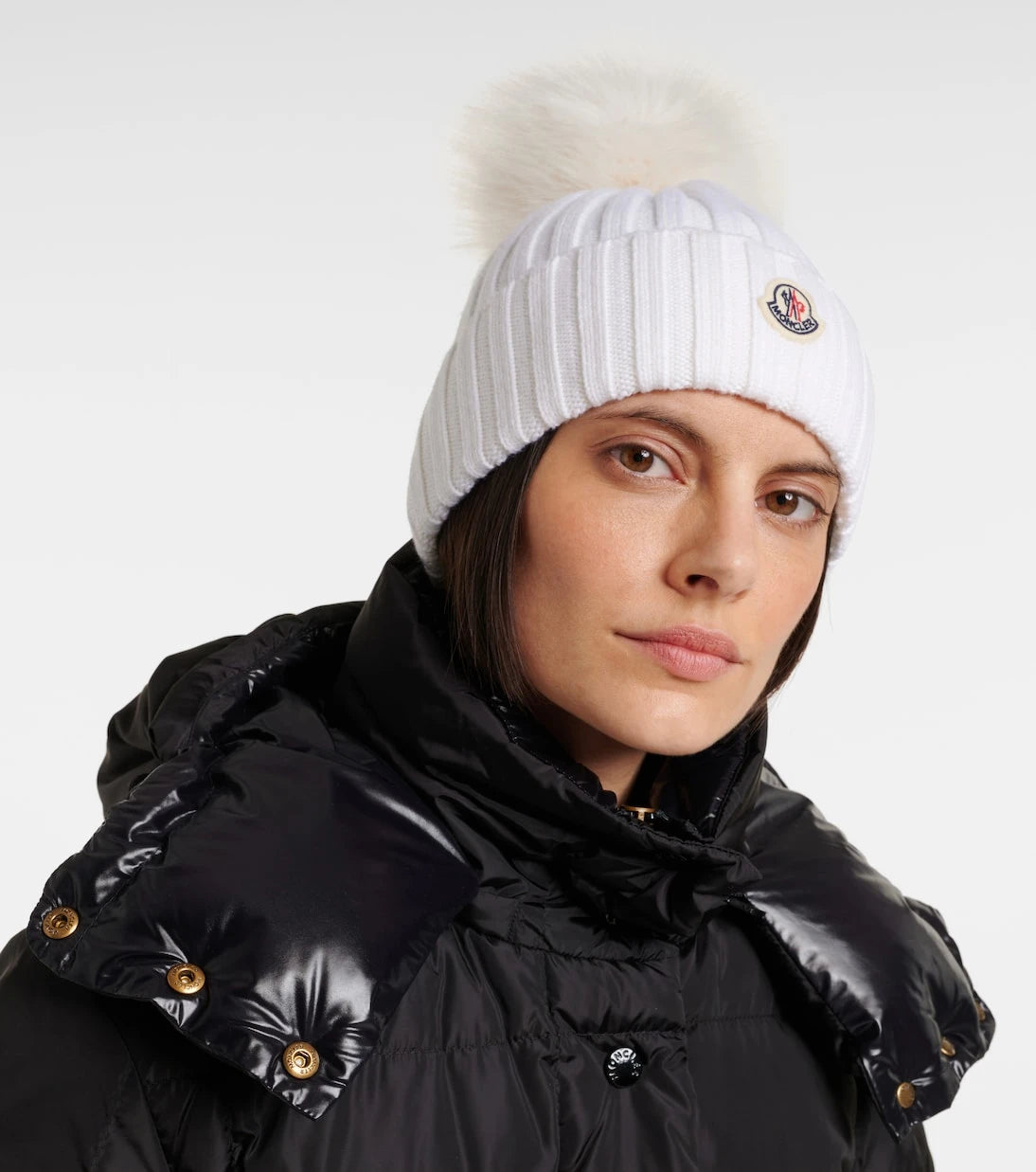 Moncler - Ribbed-knit virgin wool beanie