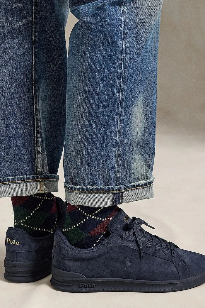 Велурени маратонки Polo Ralph Lauren Hrt Ct II