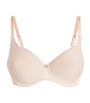 Aubade Beige Lace-Trim Rosessence T-Shirt Bra