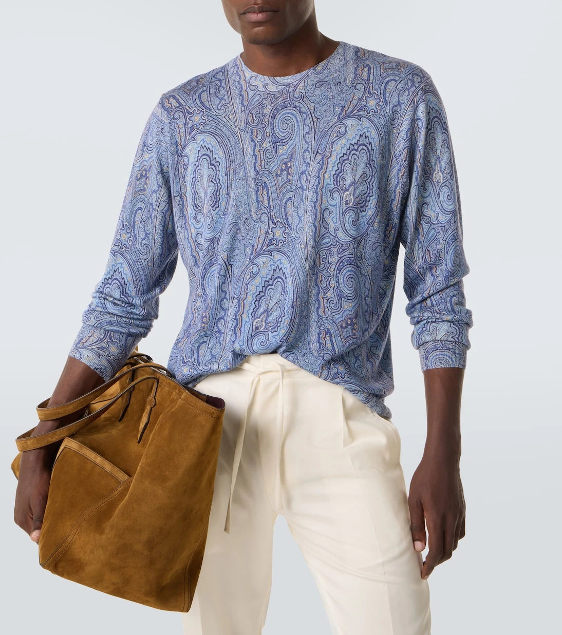 Etro - Paisley silk and cashmere sweater