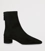 Aquazzura Black Suede Saint Honor Ankle Boots 35