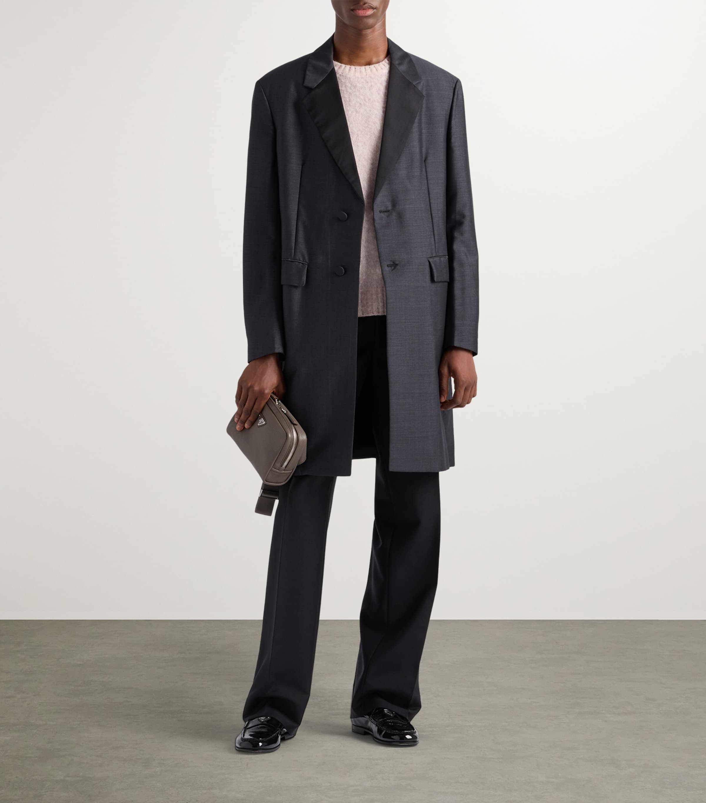 Prada Saffiano Leather Shoulder Bag