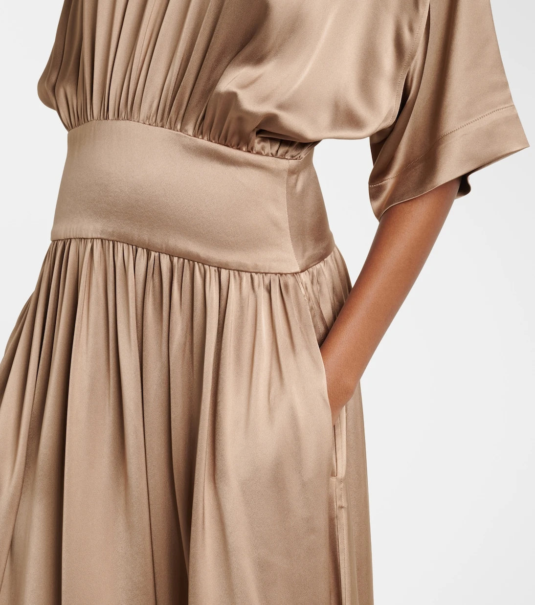 Toteme - Satin midi dress
