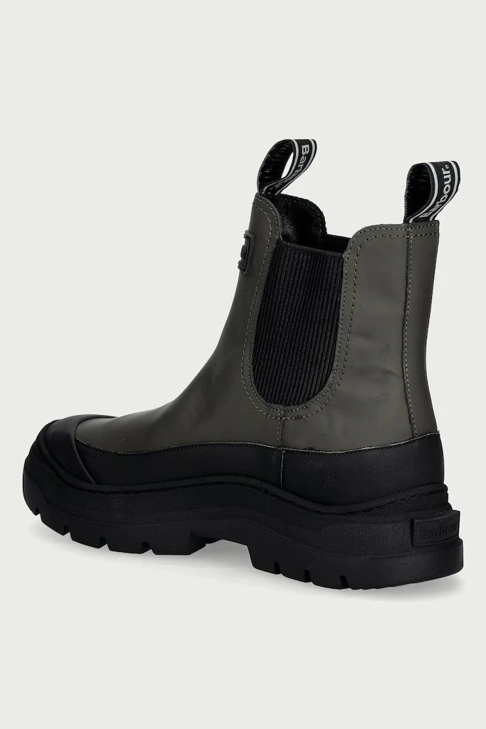 Barbour Harriety kadın platform deri chelsea bot