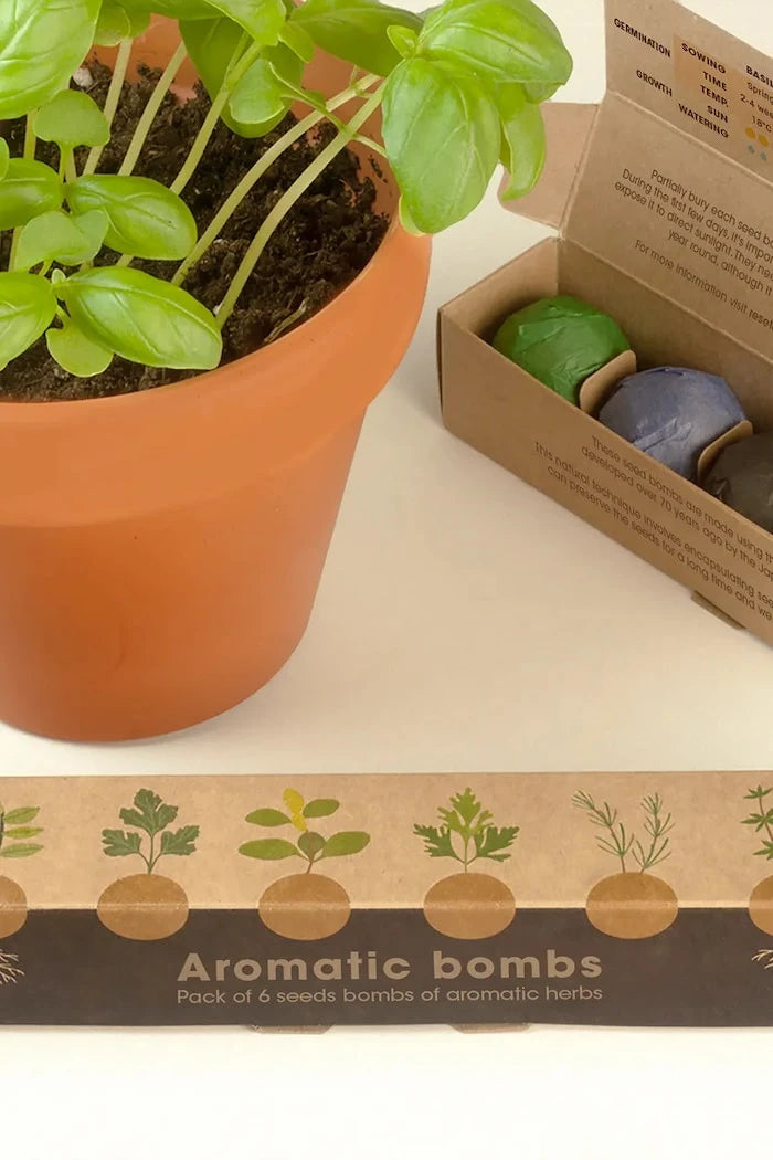RESETEA Herb Bombs Bitki Yetiştirme Seti 19,5 x 3,3 x 3,3 cm