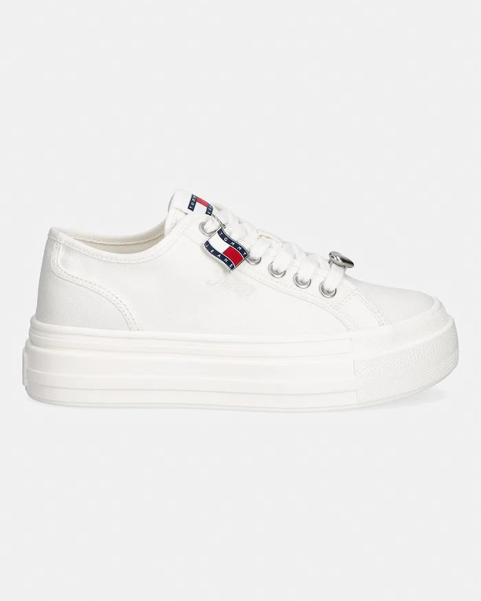 Tommy Jeans TJW FLATFORM SNEAKER CHARMS alçak kadın spor ayakkabısı