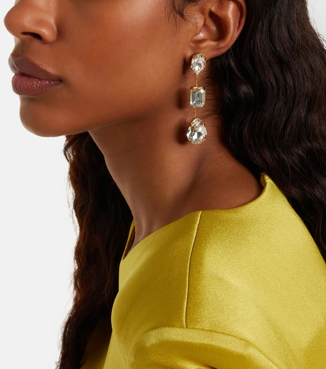 Jennifer Behr - Allanah crystal-embellished earrings