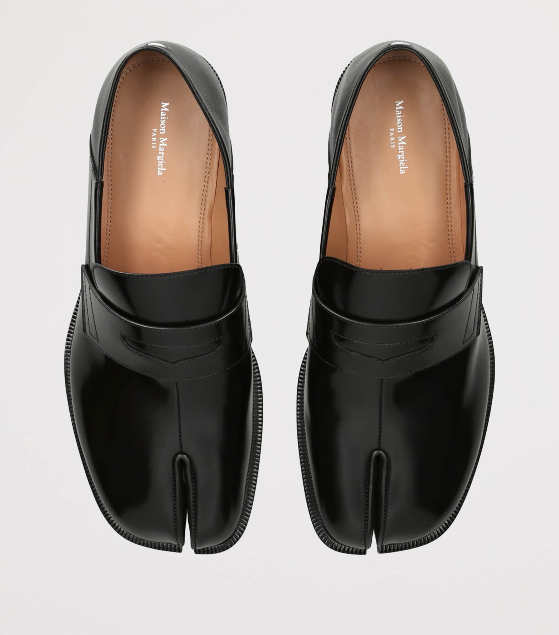 Leather Tabi Loafers