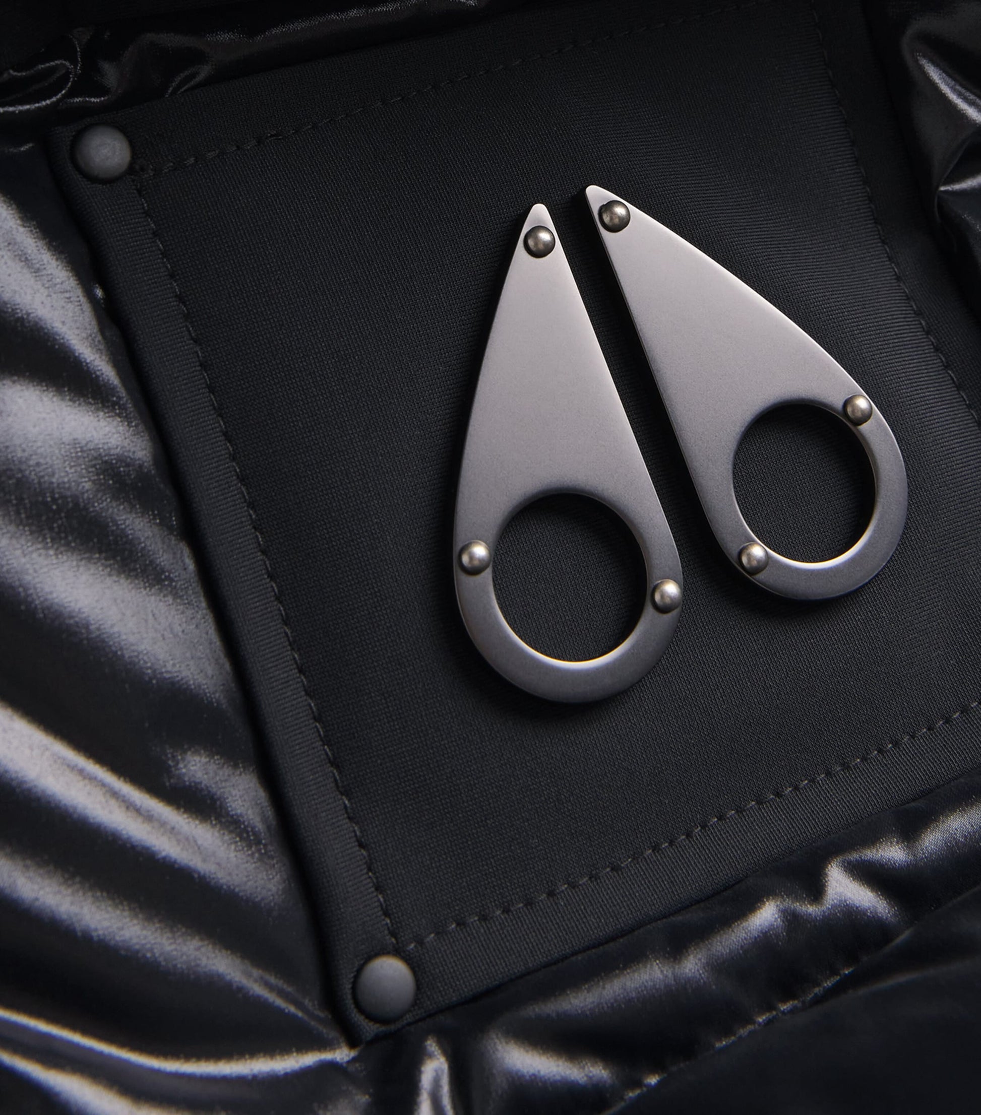 Moose Knuckles Black Down-Filled Victory Peak Gilet