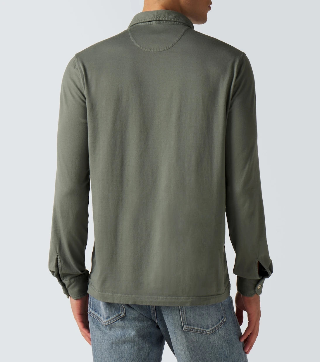 Fedeli - Cotton piqué polo shirt
