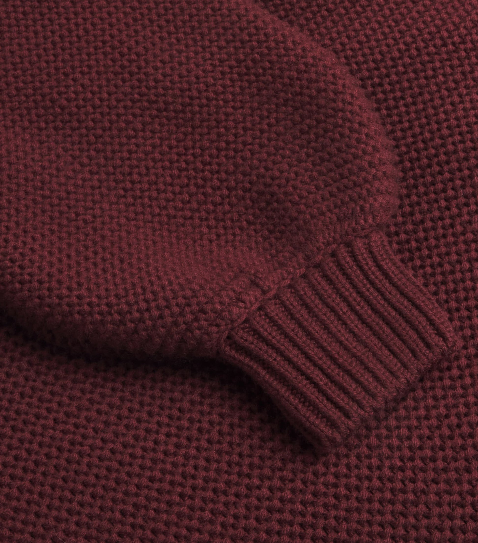 Burgundy Kid Cashmere Cardigan