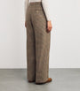 Barbour Multi Wool Tweed Sophia Wide-Leg Trousers