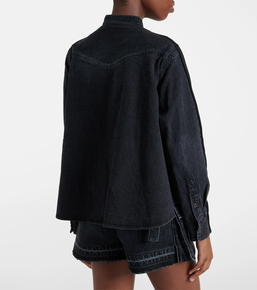 Sacai - Paneled cotton-blend cardigan