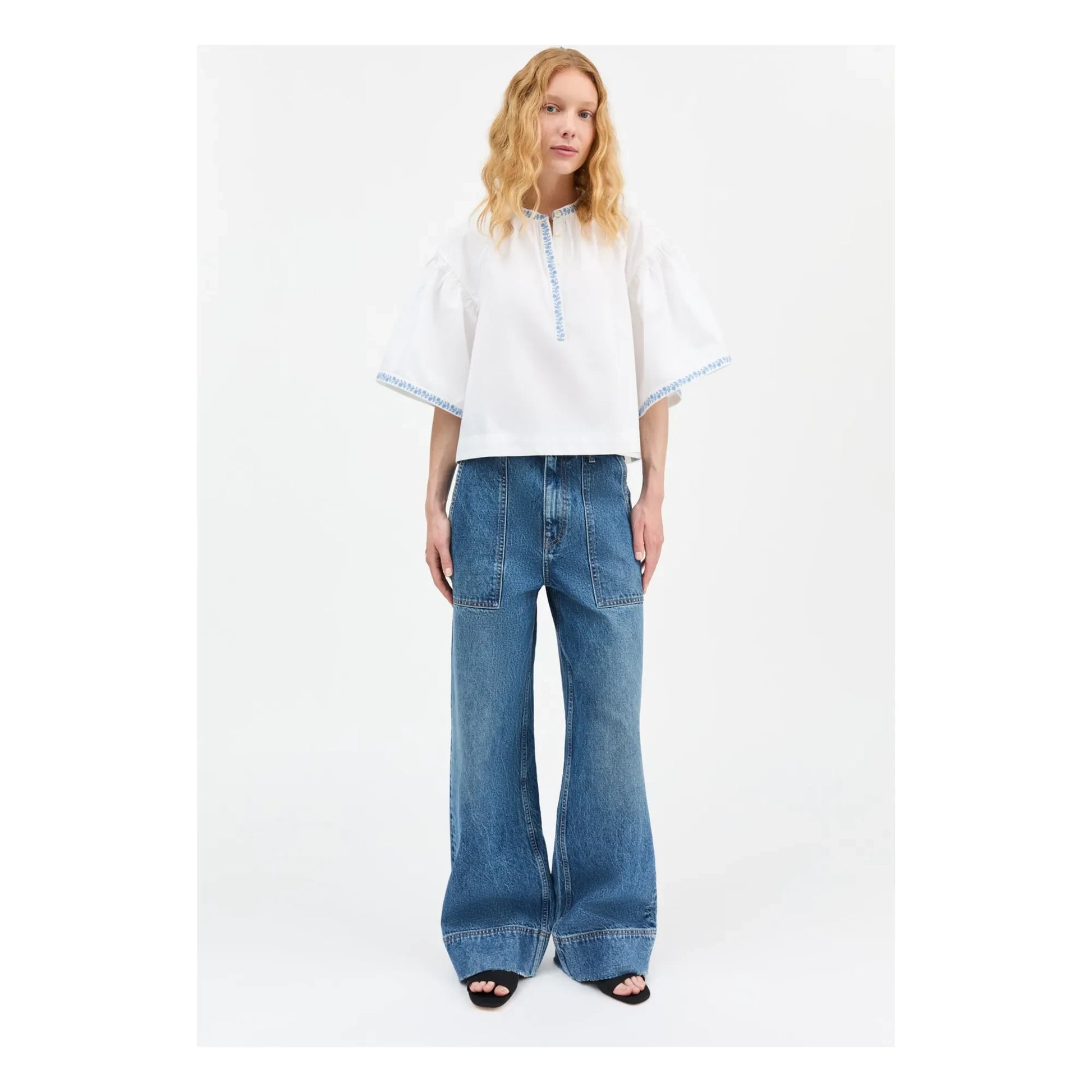 Skall Studio - Blouse Bonne Coton | White