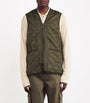 Barbour Green Quilted Zip-In Liner Gilet