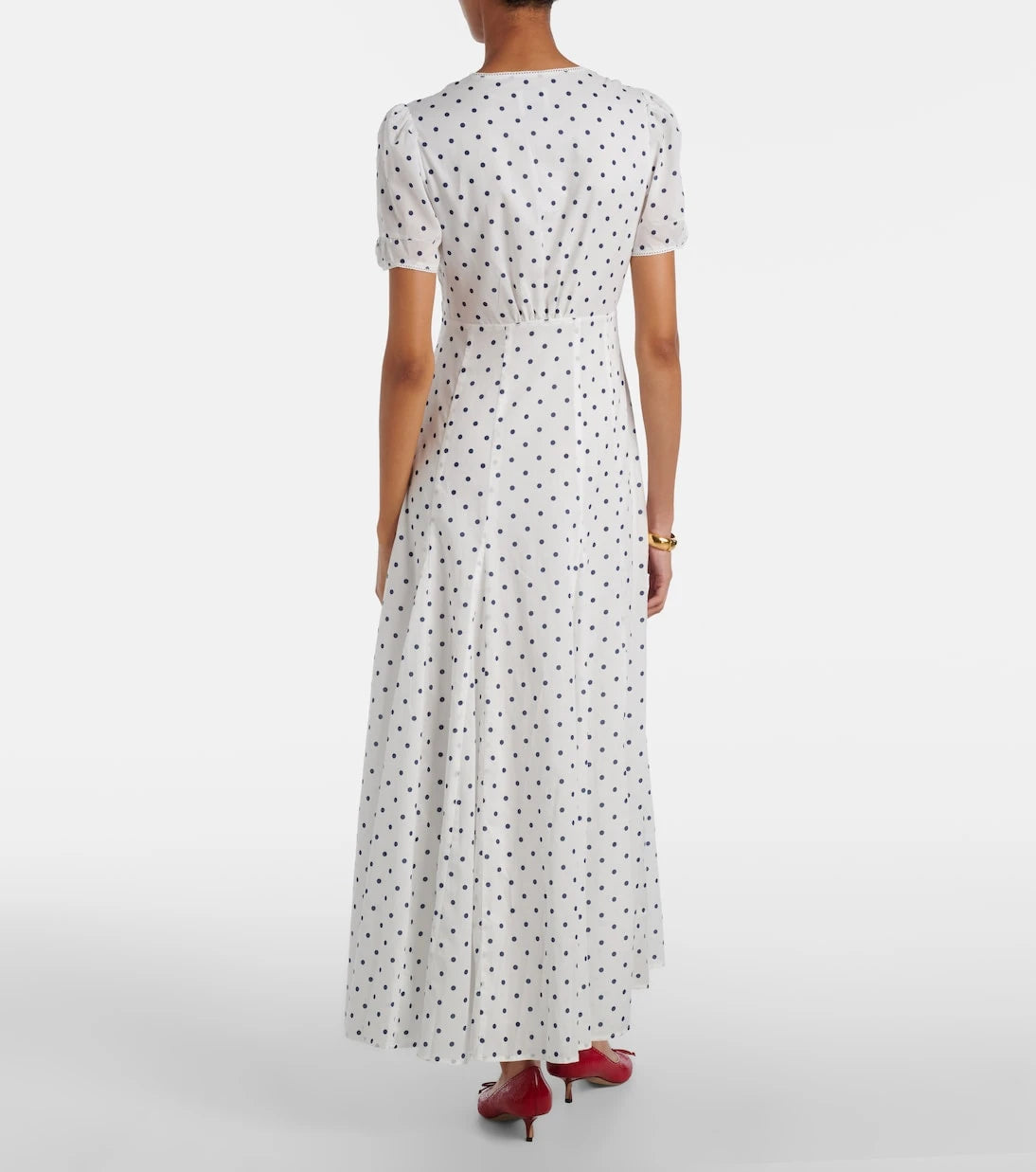 Posse - Paloma polka-dot maxi dress