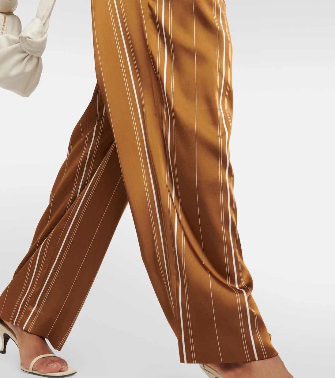 Vince - High-rise striped pants