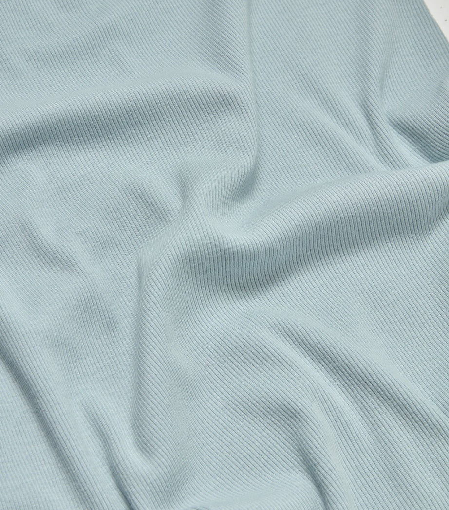 ÉTERNE Blue Ribbed Emma Maxi Skirt