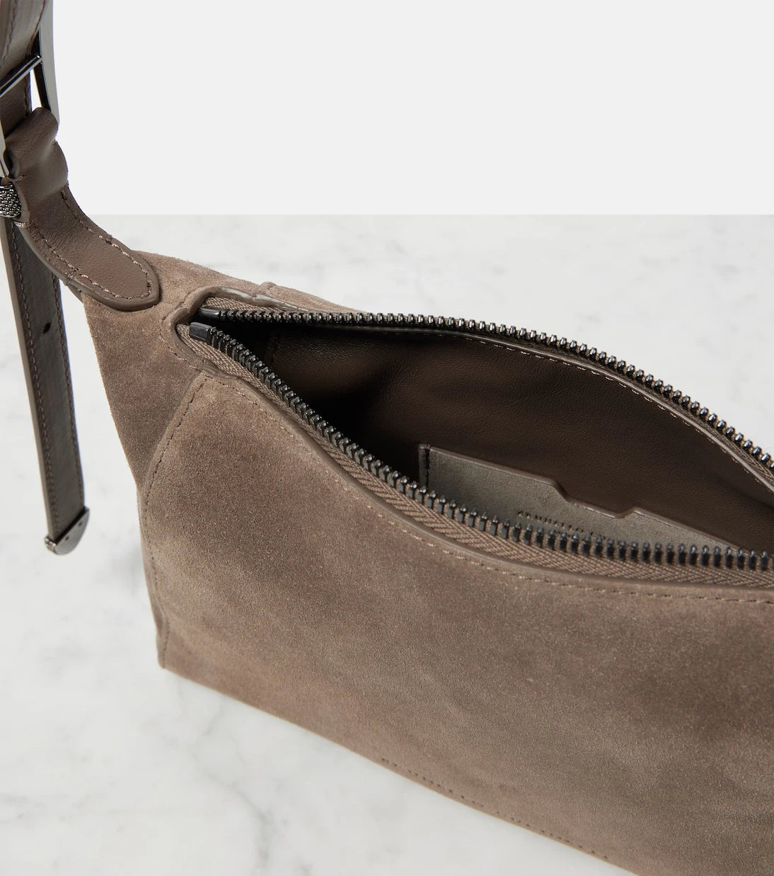 Brunello Cucinelli - Duo Small suede shoulder bag