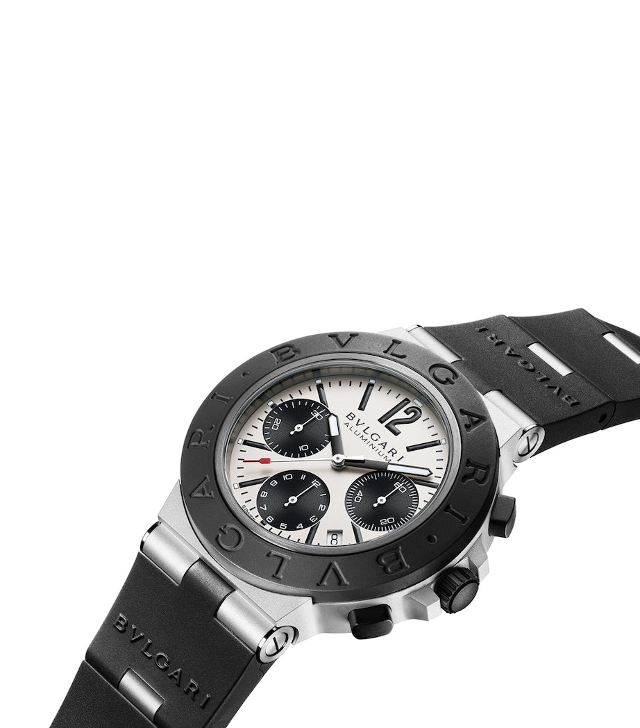 Aluminium and Titanium BVLGARI BVLGARI Chronograph Watch 41mm