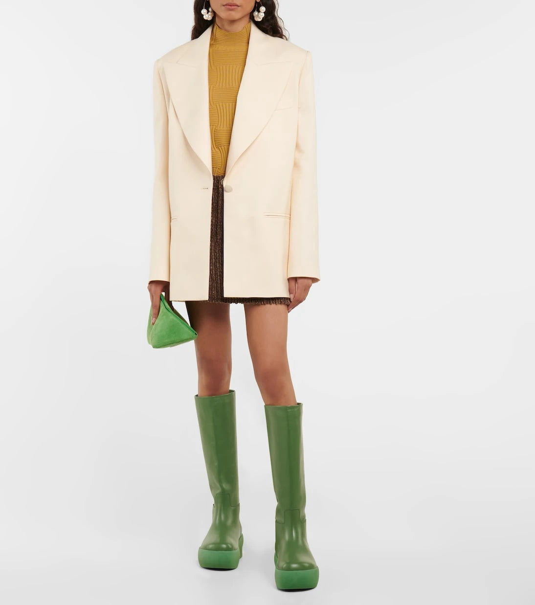 Gia Borghini - Gia 16 leather knee-high platform boots