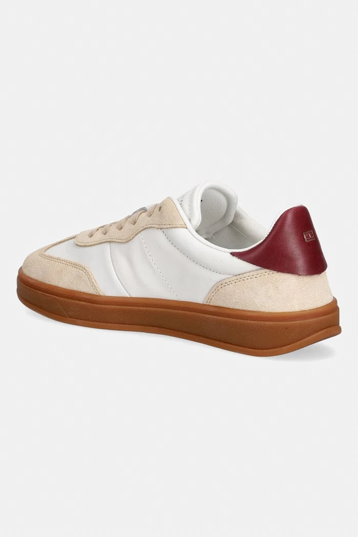 Tommy Hilfiger TH PREMIUM HERITAGE SNEAKER kadın deri spor ayakkabı