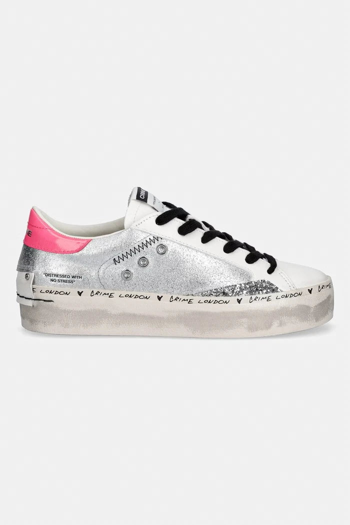 Crime London DISTRESSED PLATFORM Deri Sneaker