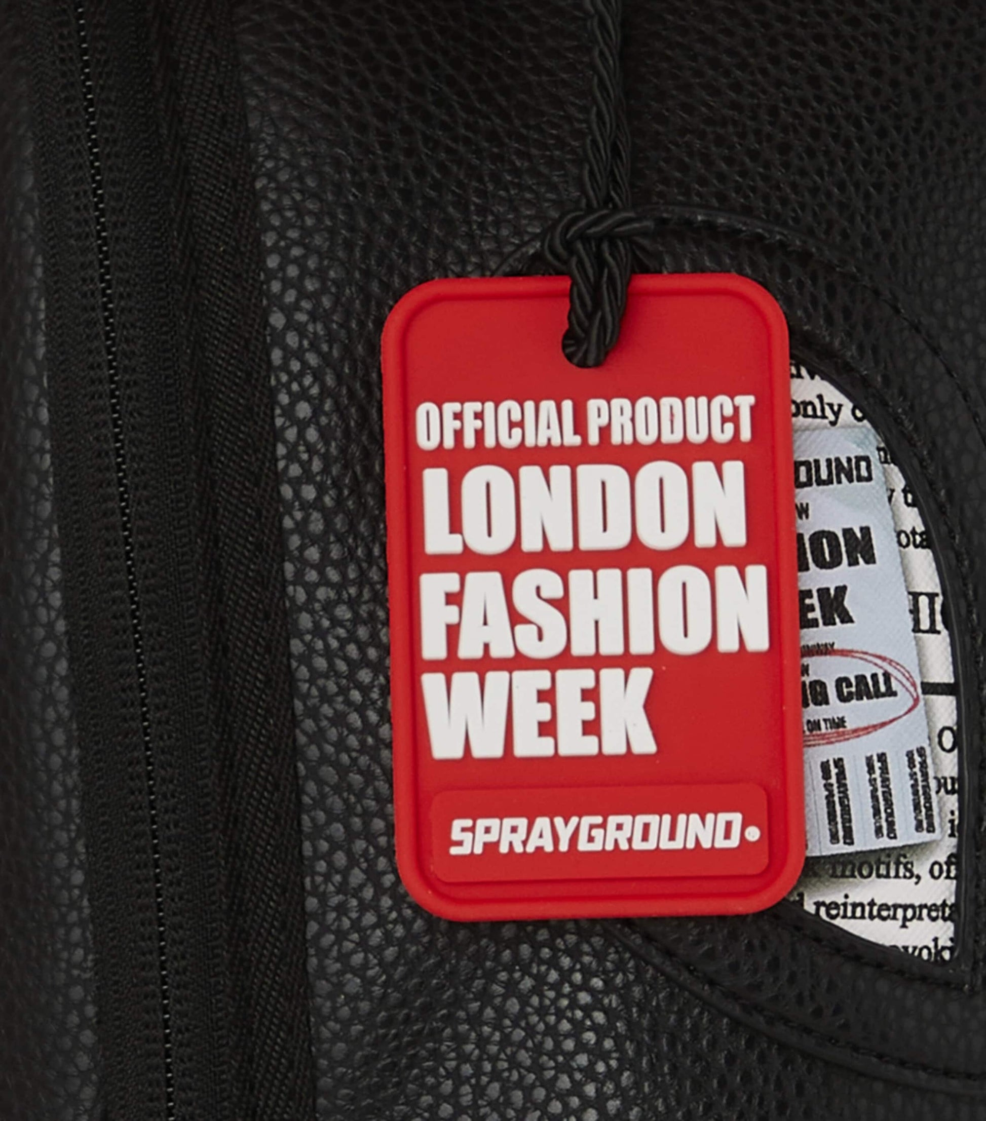 Sprayground x London Fashion Week Moodboard Montage Backpack