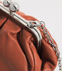 Weekend Max Mara Red Small Leather Pasticcino Clutch Bag