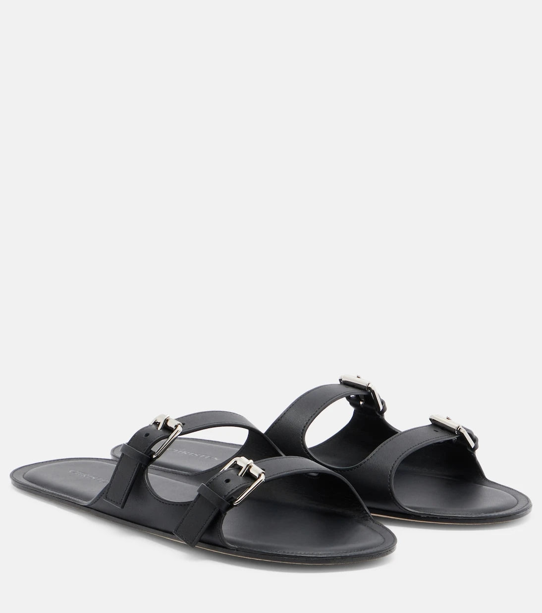Christen - Double Belt leather sandals