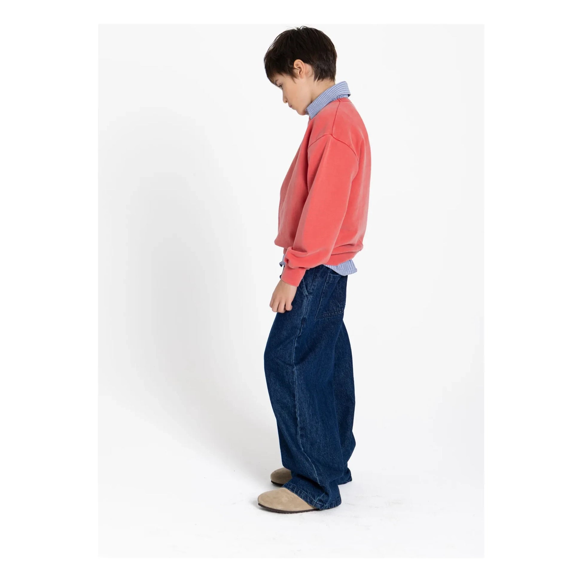 Smallable Kid - Arlo organic cotton sweatshirt | Dark red