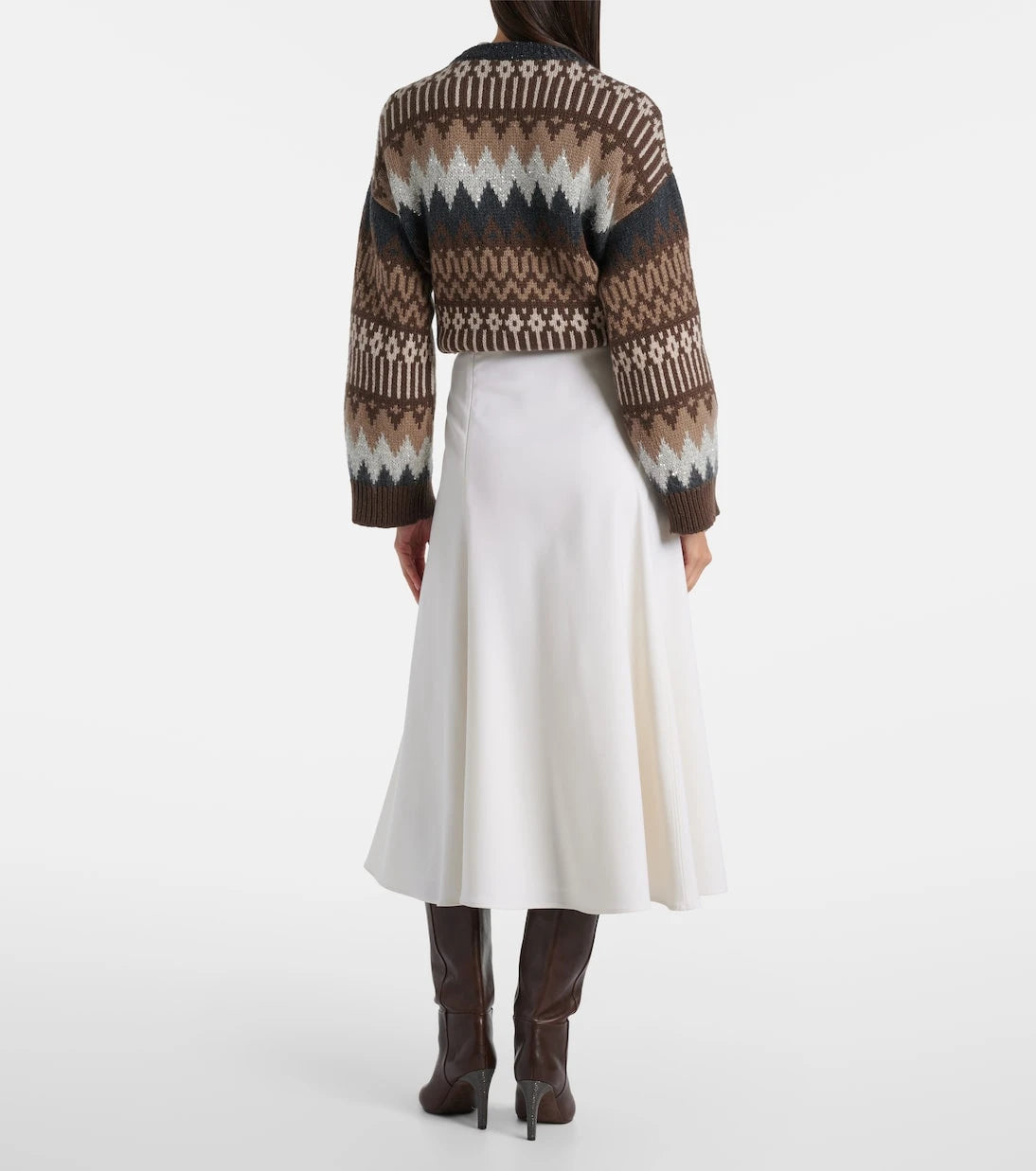Brunello Cucinelli - Yün midi etek