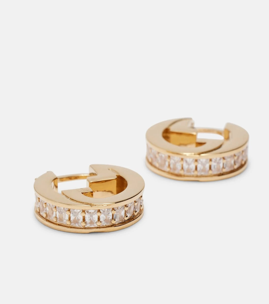 Gucci - Gucci Blondie Mini embellished earrings