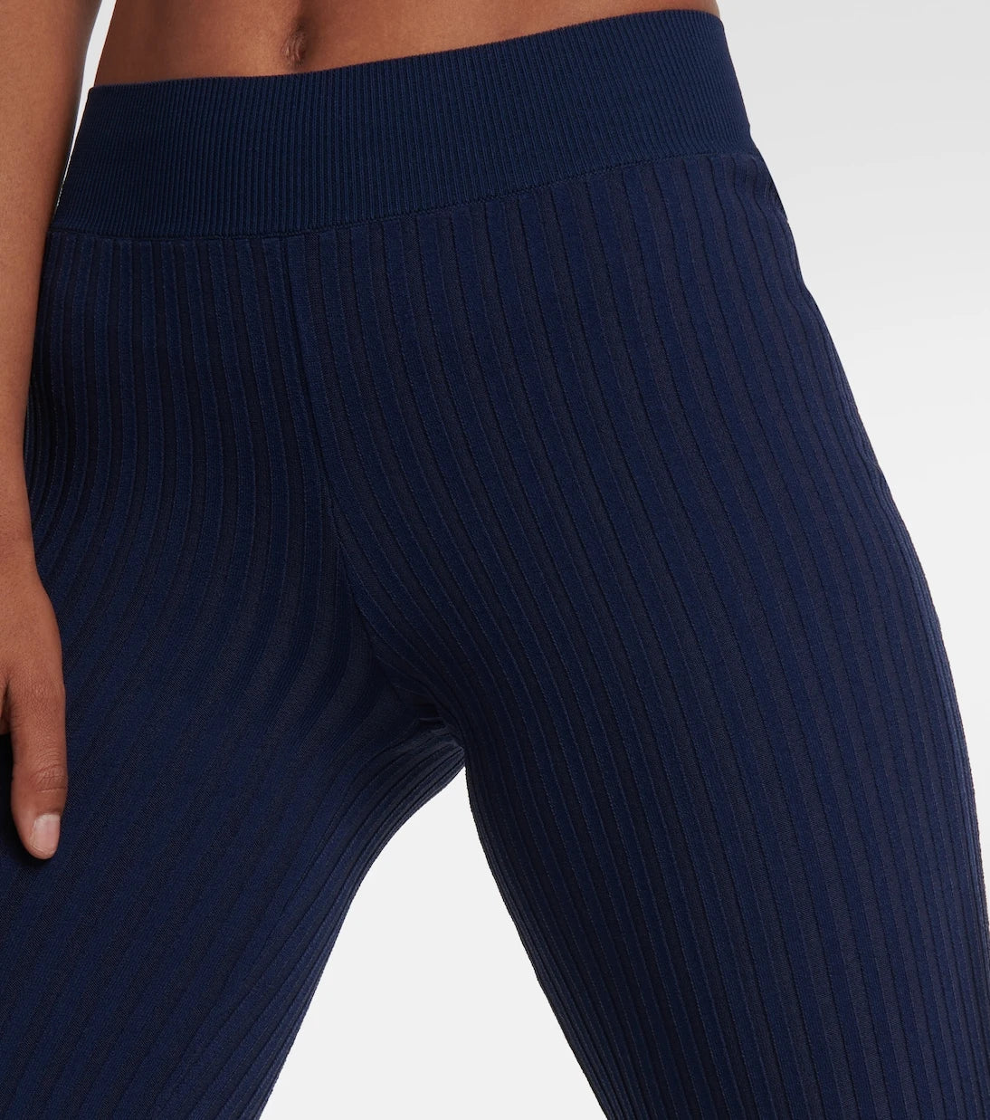 Live The Process - Atlas ribbed-knit flared pants