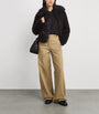 Cotton Wide-Leg Trousers
