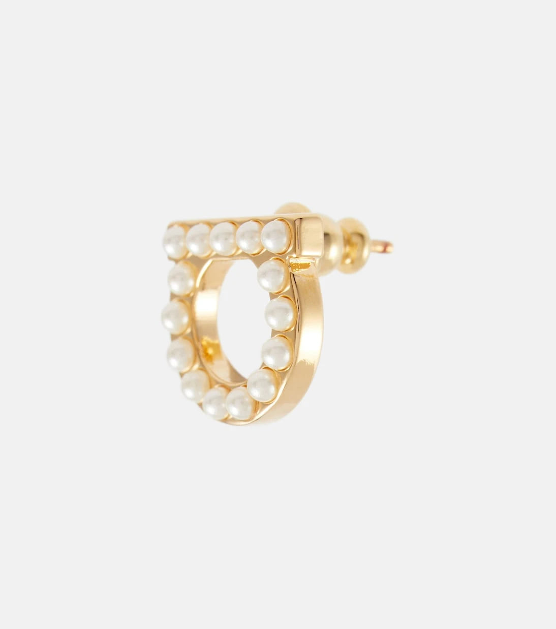 Ferragamo - Gancio faux pearl-embellished earrings
