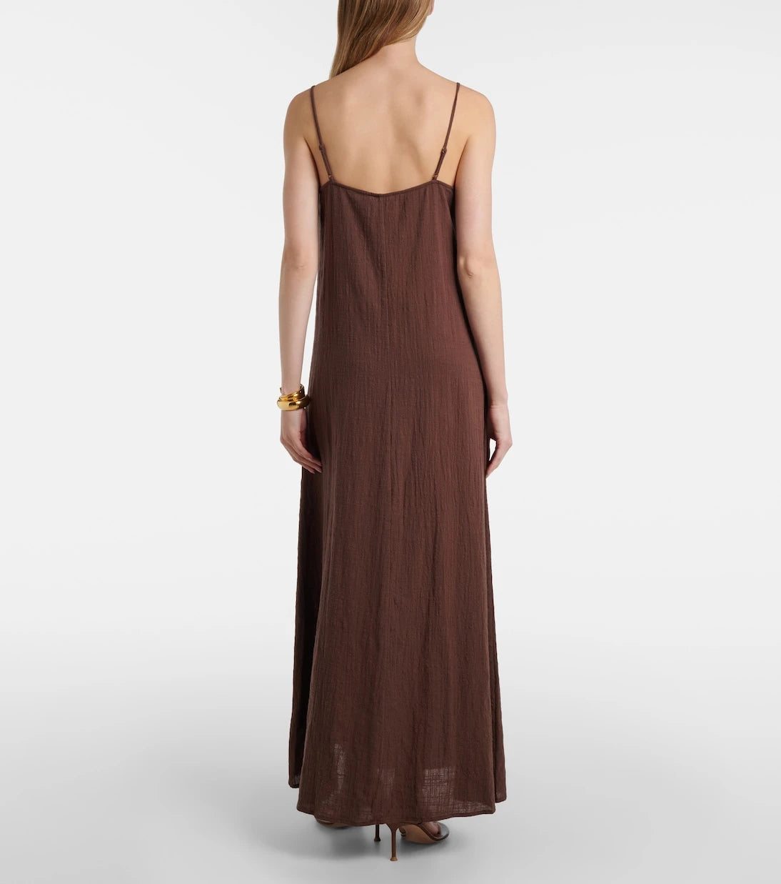 Staud - Laura cotton gauze maxi dress