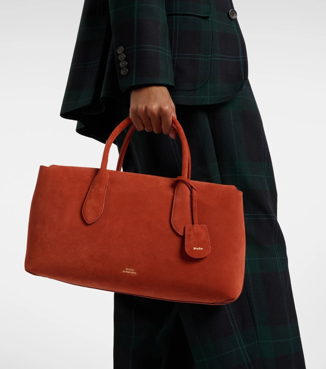 Polo Ralph Lauren - Bellport Medium suede tote bag