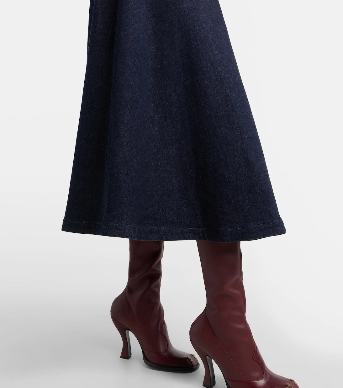 Altuzarra - Varda denim midi skirt