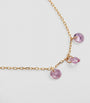 Persée Yellow Gold and Sapphire La Vie en Rose Necklace