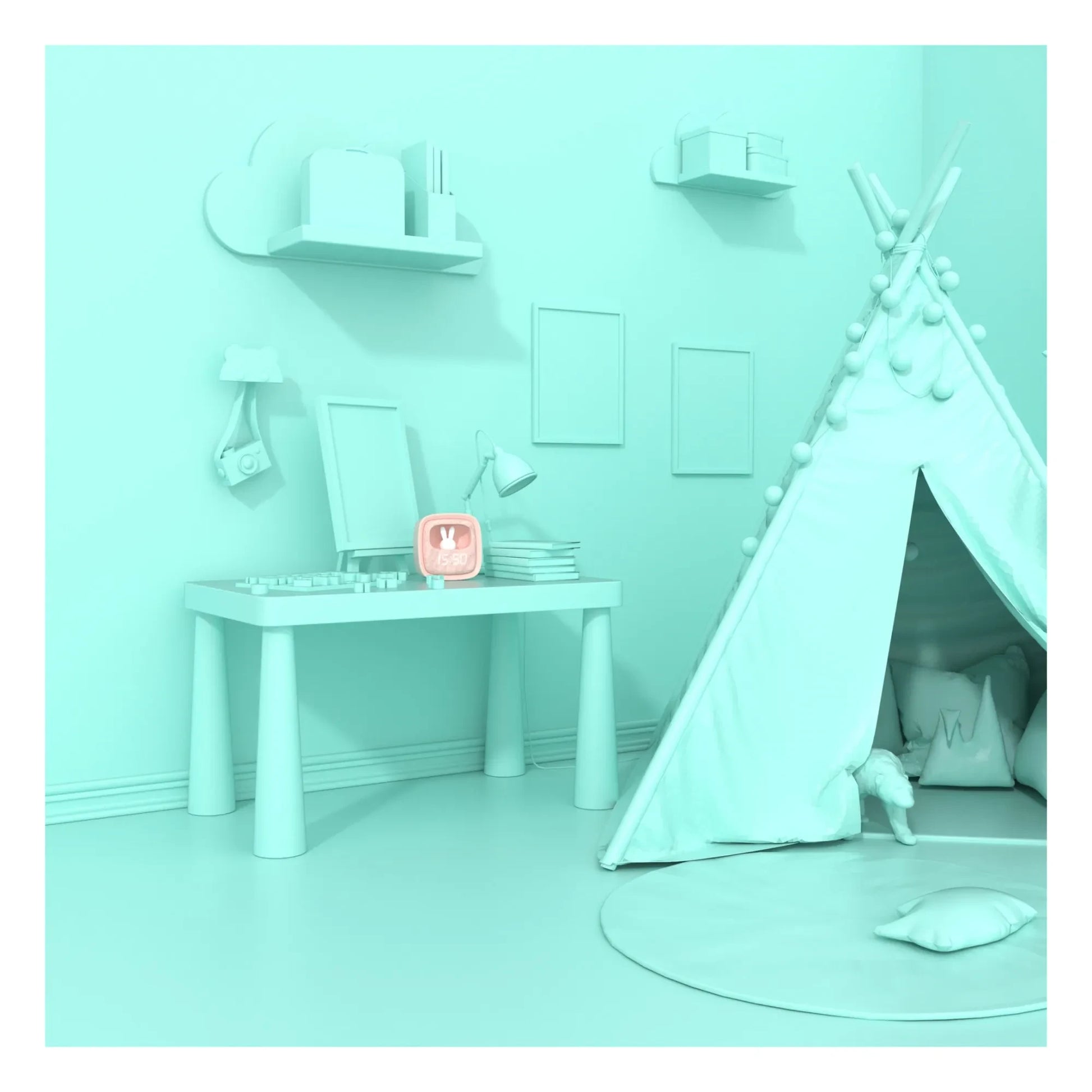 MOB - Billy Alarm Clock and Nightlight | Pink