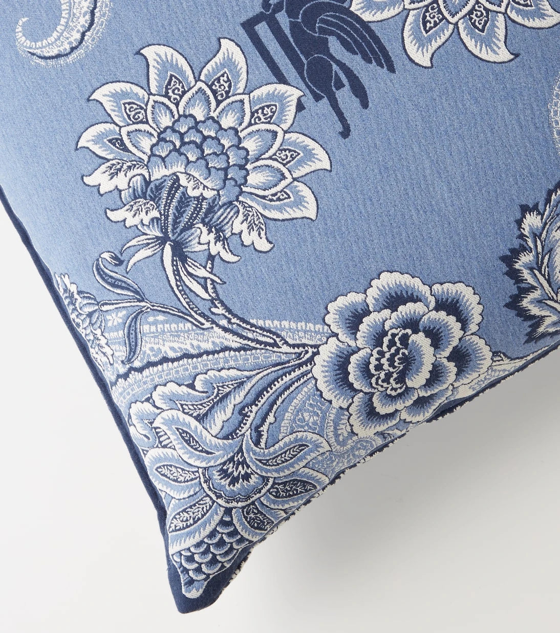 Etro - Bloom embroidered cotton-blend cushion