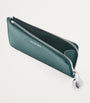 Green Leather Pebble Card Holder