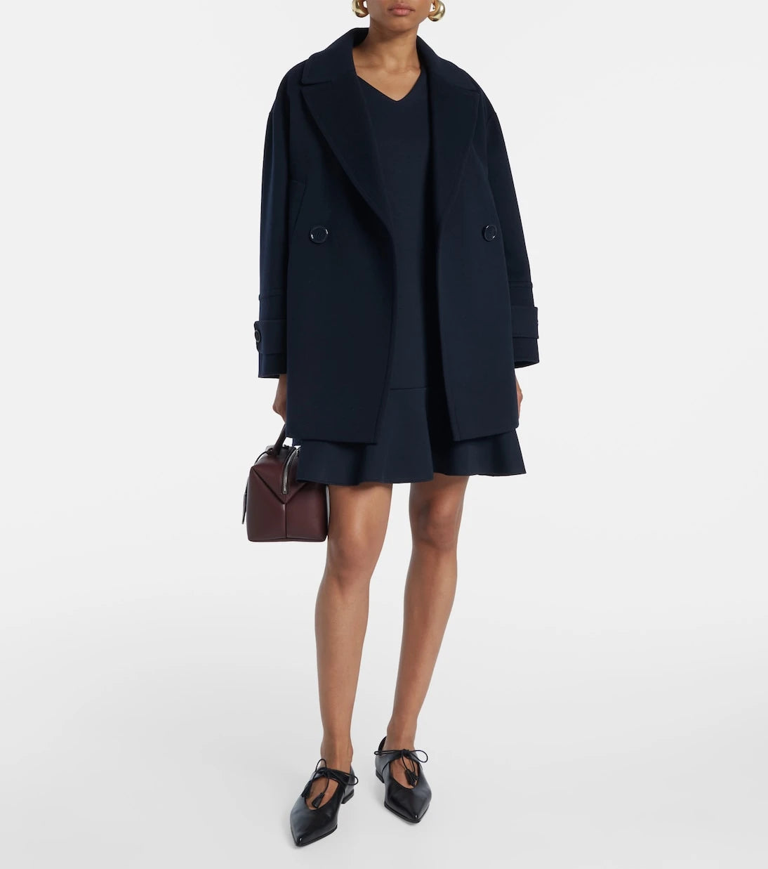 'S Max Mara - فستان قصير فيلوتشي جيرسيه