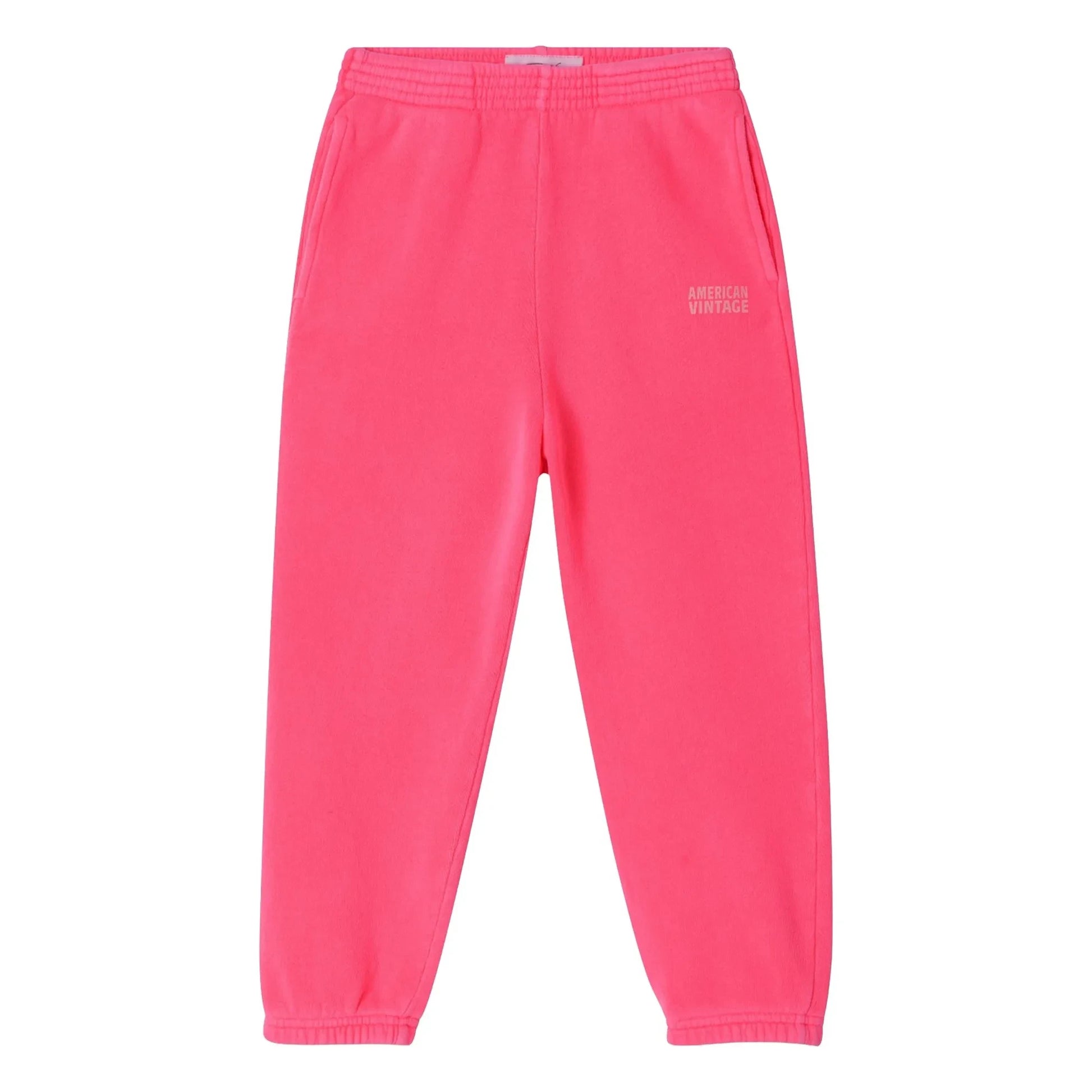American Vintage - Izubird Elasticated Jogger | Fluorescent pink