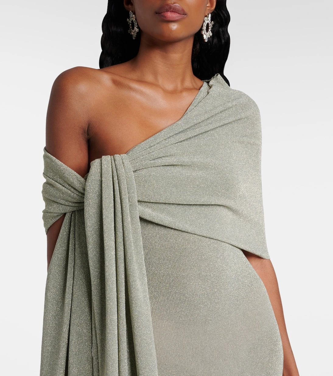 Aya Muse - Draped one-shoulder maxi dress
