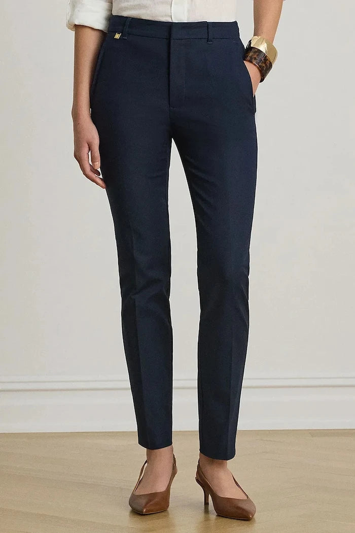 Lauren Ralph Lauren kadın pamuk pantolon