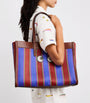 Anya Hindmarch Multi Stripe Eyes Shopper Bag