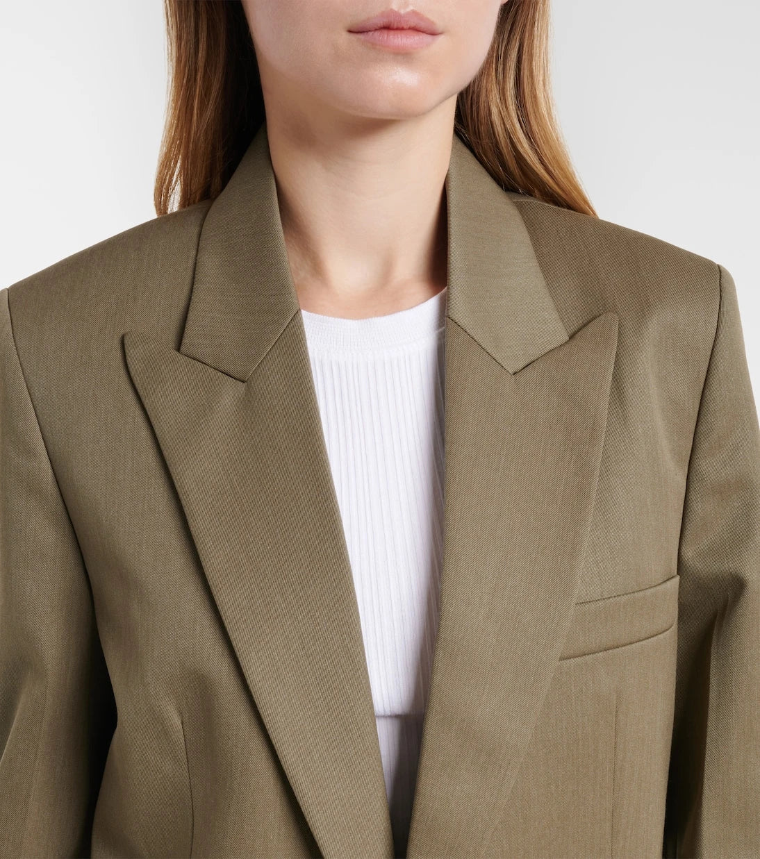 Victoria Beckham - Belted wool-blend blazer